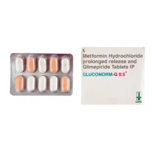 GLUCONORM G 0.5MG TAB