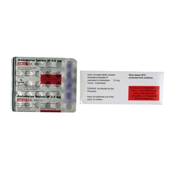 Amloz 2.5 Tablet 1*30 - Image 2