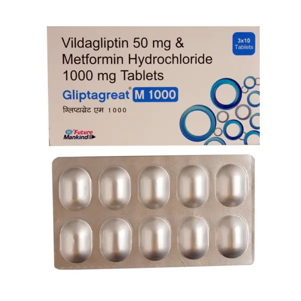 Gliptagreat M 1000 Tablet