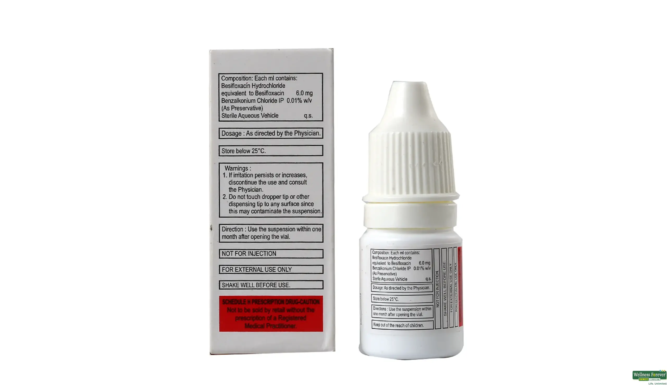 Besix Eye Drop 1*5ml - Image 5