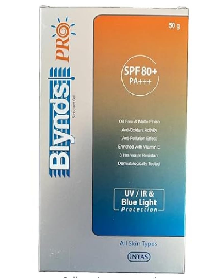 Blynds PRO SPF 80+ Pa+++ Sunscreen Gel 1*50gm