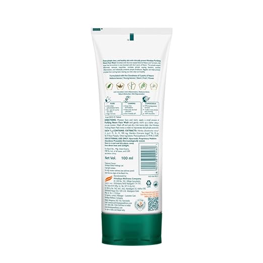 HIMALAYA NEEM FACE WASH 1*100ML - Image 4