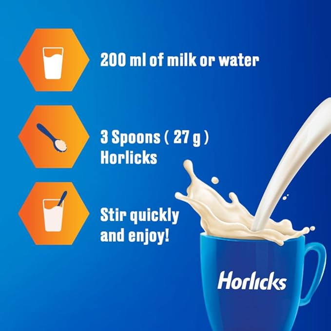 Horlicks  Nutrition Drink Pouch, 900 gm - Image 5