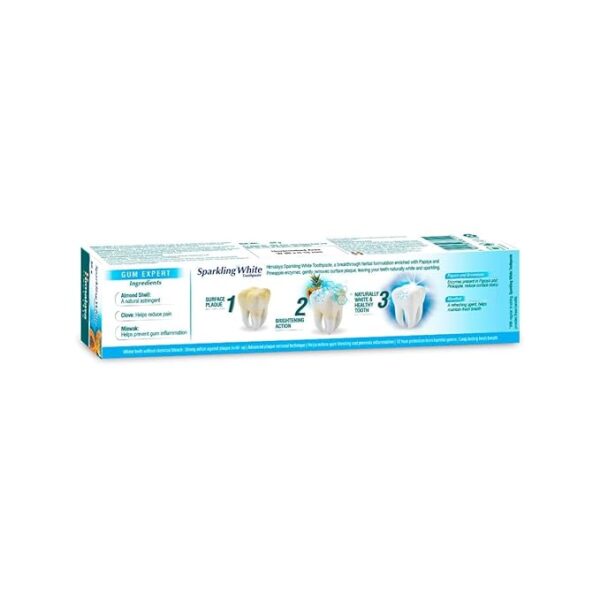 HIMALAYA WHITE T. PASTE 1*80GM - Image 2