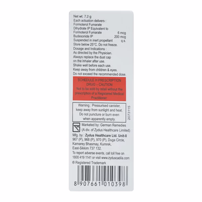 FORMOnide 200 Inhaler 1*120MDI - Image 4