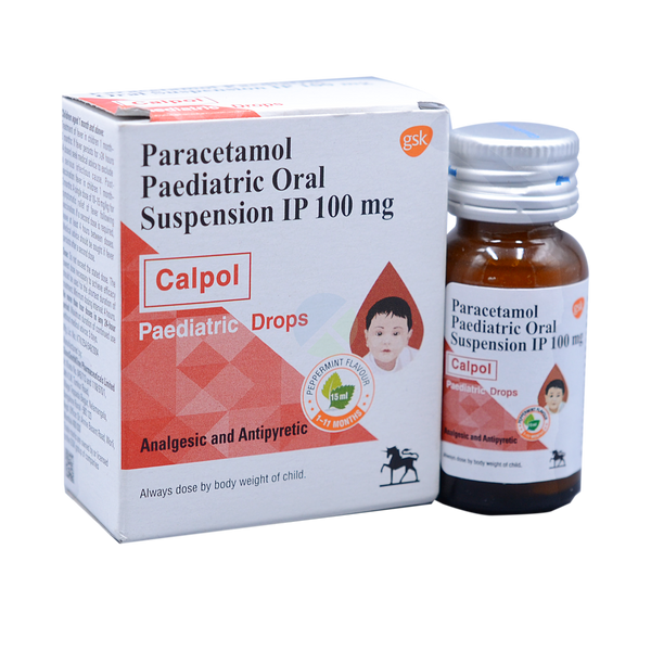 Calpol Paediatric Drops Peppermint 15ml