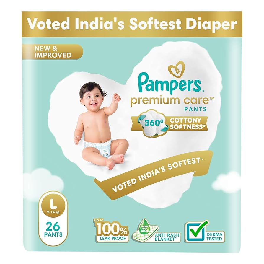 Pampers Large Diaper 1*26