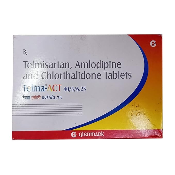 Telma ACT 40mg/5mg/6.25mg Tablet