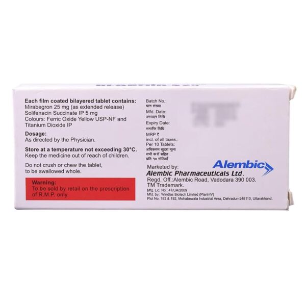 Bladmir-S 25 Tablet ER - Image 2