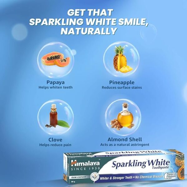 HIMALAYA SPARK WHITE PASTE 1*80GM - Image 4
