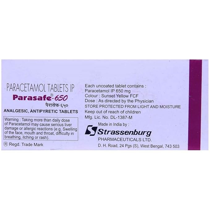 Parasafe 650 Tablet 1*15 - Image 4