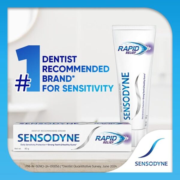 Sensodyne Toothpaste Rapid Relief 1*80GM - Image 2