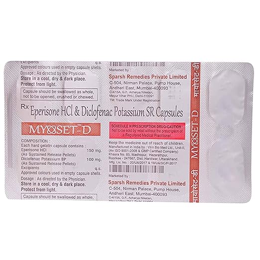 Myoset-D 150mg/100mg Capsule SR - Image 2