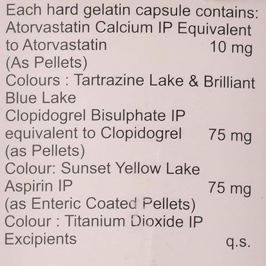 Atorva Gold 10mg Capsule 15s - Image 2