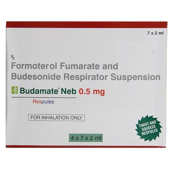 Budamate Neb 0.5mg Respules 7*2