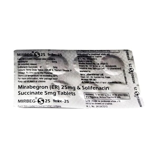 Mirbeg-S 25 Tablet ER - Image 2