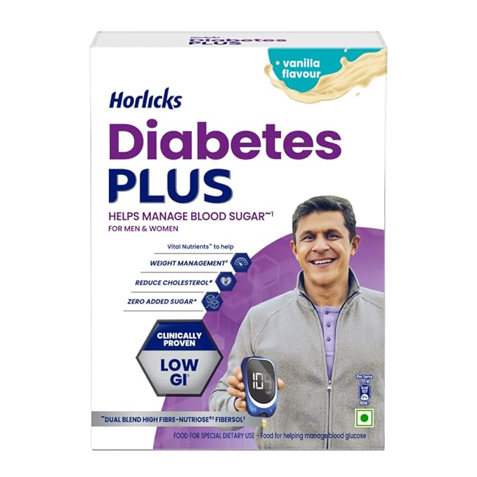 Horlicks Diabetes Plus, Vanilla, 400g