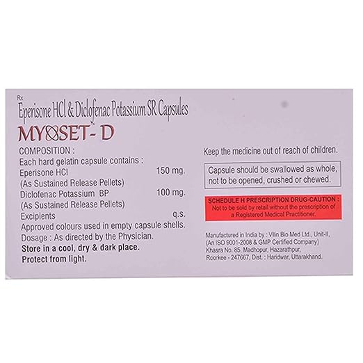 Myoset-D 150mg/100mg Capsule SR - Image 4