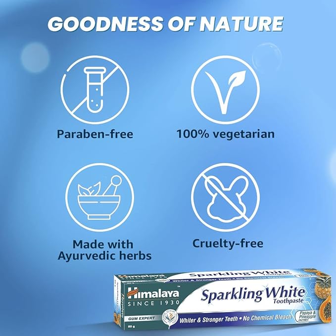 HIMALAYA WHITE T. PASTE 1*80GM - Image 6