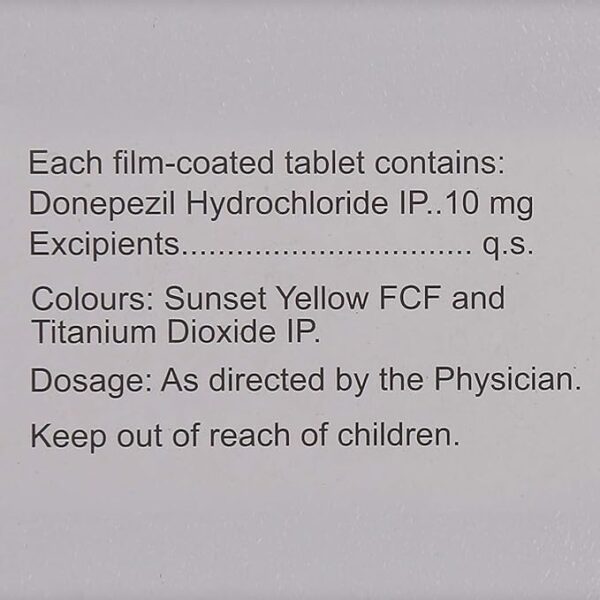 Donep 10 Tablet - Image 4
