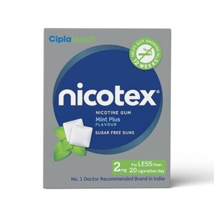 Nicotex Gums, 2mg, Mint Plus 1*12Gums