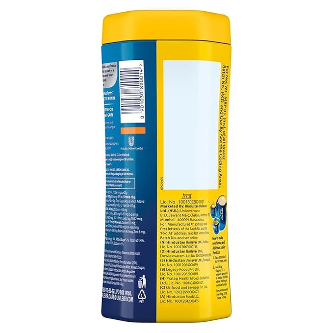 Junior Horlicks Vanilla 500 Gm Jar - Image 2