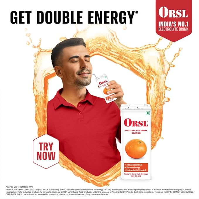 Orange Electrolyte Drink 200 ml - Image 3