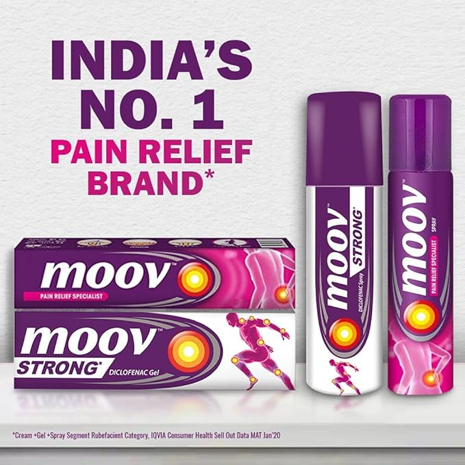 Moov Pain Relief Ointment for Back Pain, Joint Pain, Knee Pain, Muscle Pain - Image 2