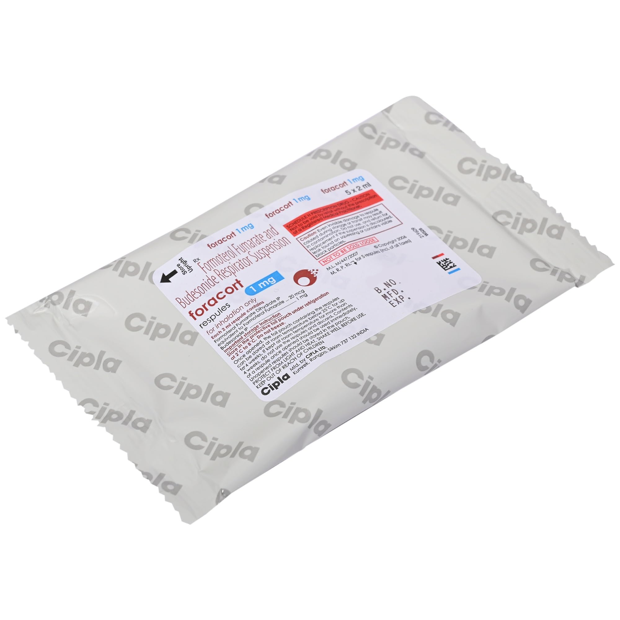 Foracort 1mg Respules (2ml Each) - Image 2