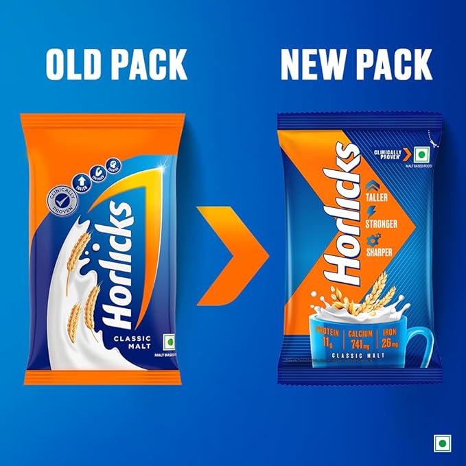 Horlicks Classic Malt Standard 500 gm Pouch - Image 4