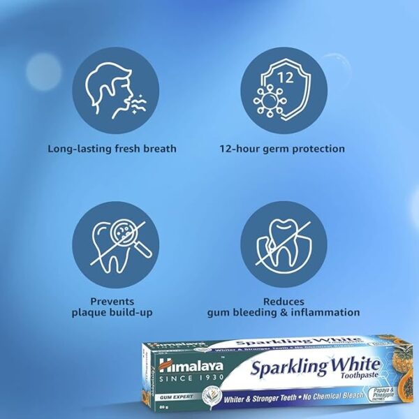 HIMALAYA SPARK WHITE PASTE 1*80GM - Image 3