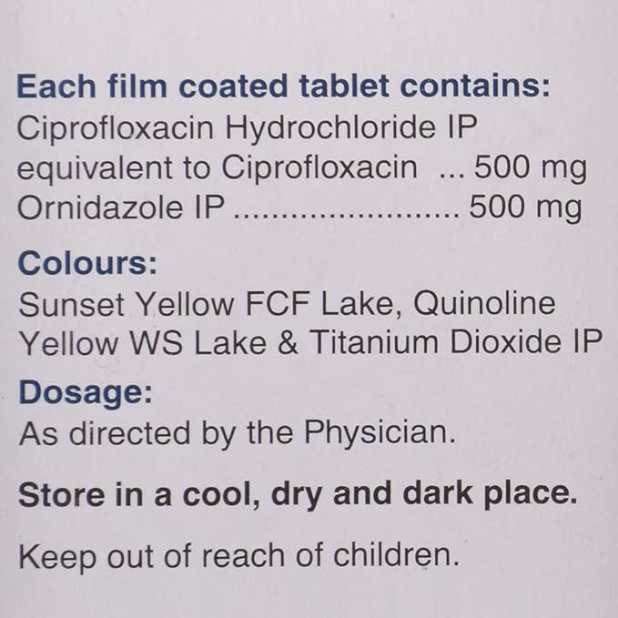 Ciplox-OZ Tablet 1*10 - Image 2