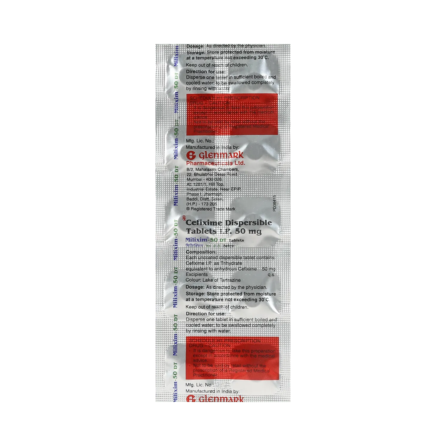 Milixim 50mg Tablet DT