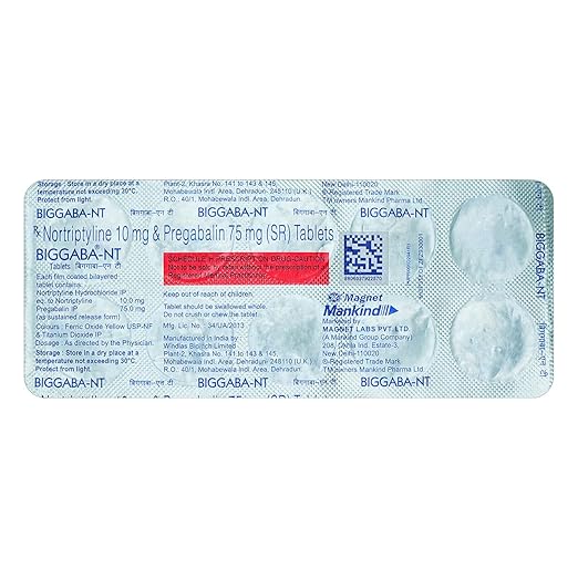 Biggaba NT 75mg/10mg Tablet SR - Image 3