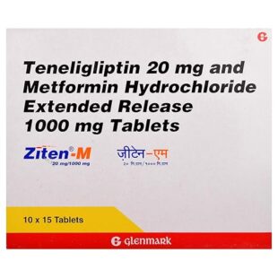 Ziten-M 1000mg/20mg Tablet ER