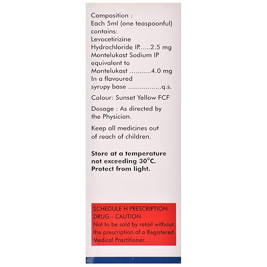 Allercet-M Syrup 1*60ml - Image 2