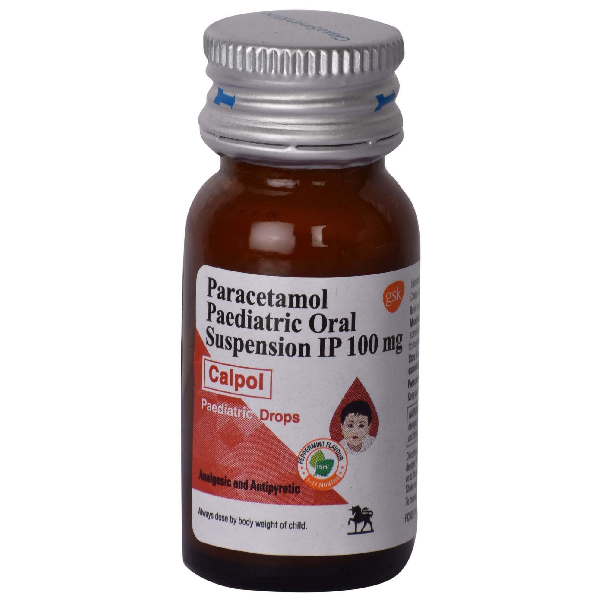 Calpol Paediatric Drops Peppermint 15ml - Image 2