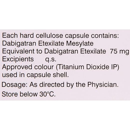 Dabigo 75 mg Capsule 1*10 - Image 2