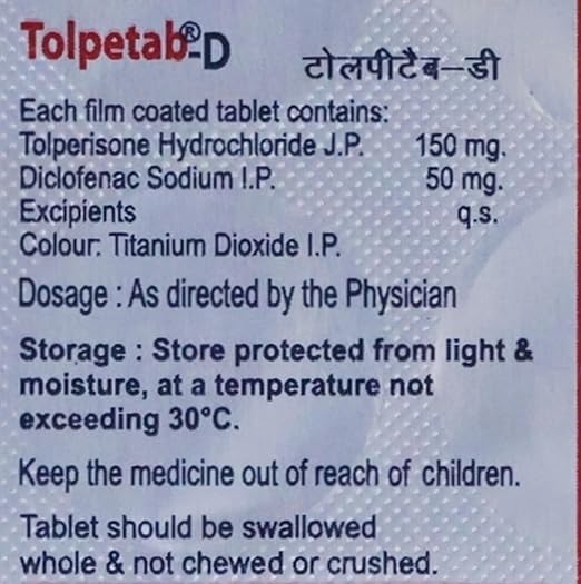 Tolpetab-D 150mg/50mg Tablet - Image 3