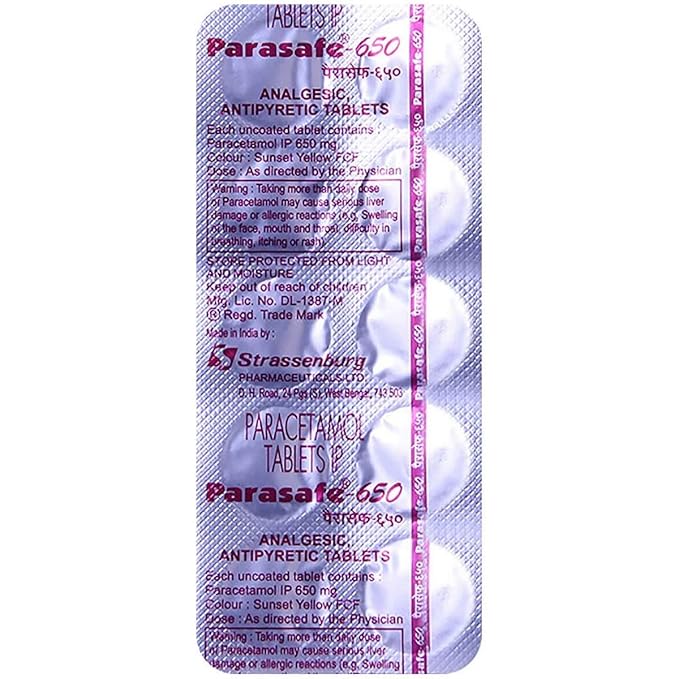 Parasafe 650 Tablet 1*15 - Image 2