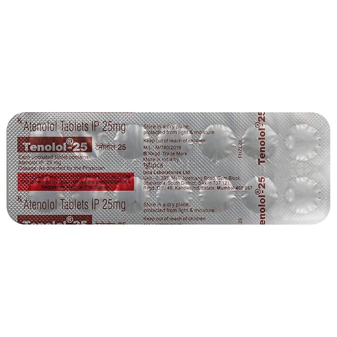 Tenolol 25 Tablet - Image 4