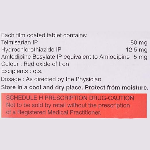 Tazloc Trio 80mg Tablet - Image 6