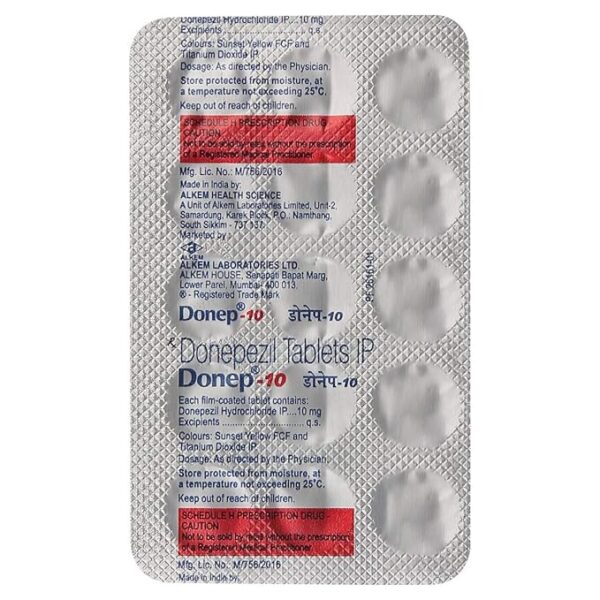 Donep 10 Tablet - Image 6