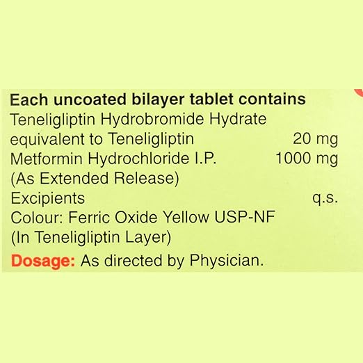 Zita-Met Plus1000mg/20mg Tablet ER - Image 5