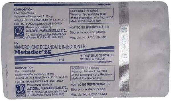 Metadec 25 Injection