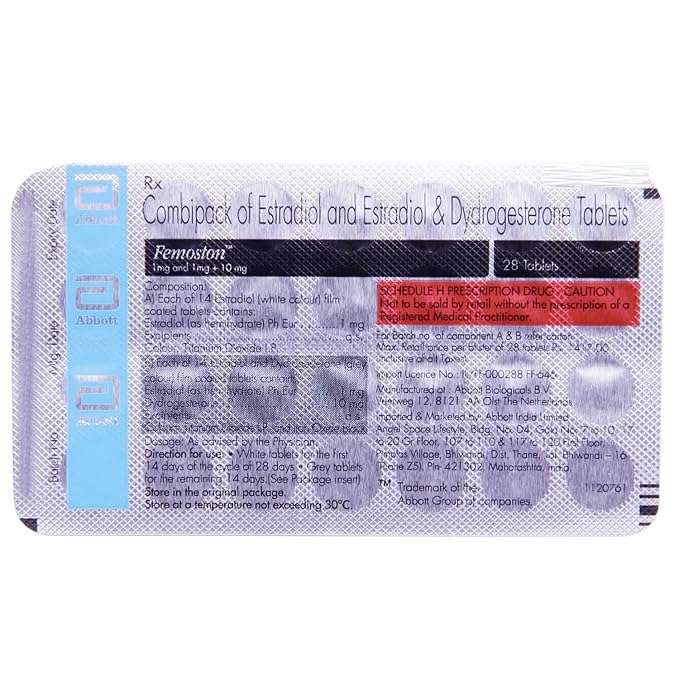 Femoston Conti 1mg/5mg Tablet - Image 2