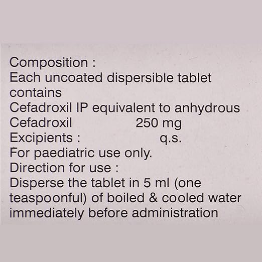 Cefadrox Kid 250 mg Tablet  1*10 - Image 2