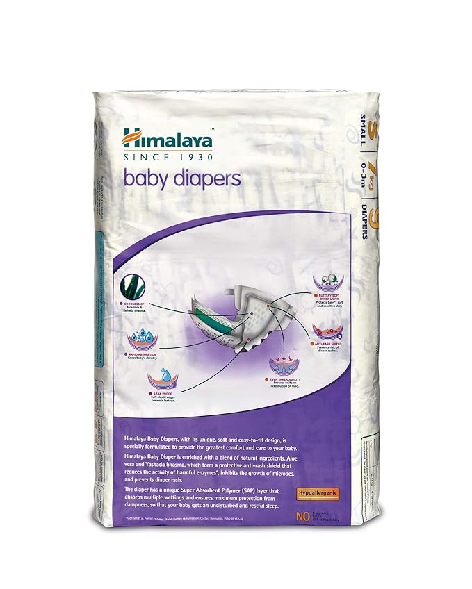 HIMALAYA BABY DIAPERS (S) 1*9PIC - Image 4