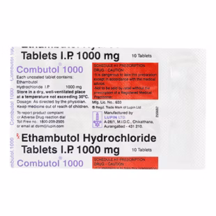 COMBUTOL 1GM TABLET 1*10