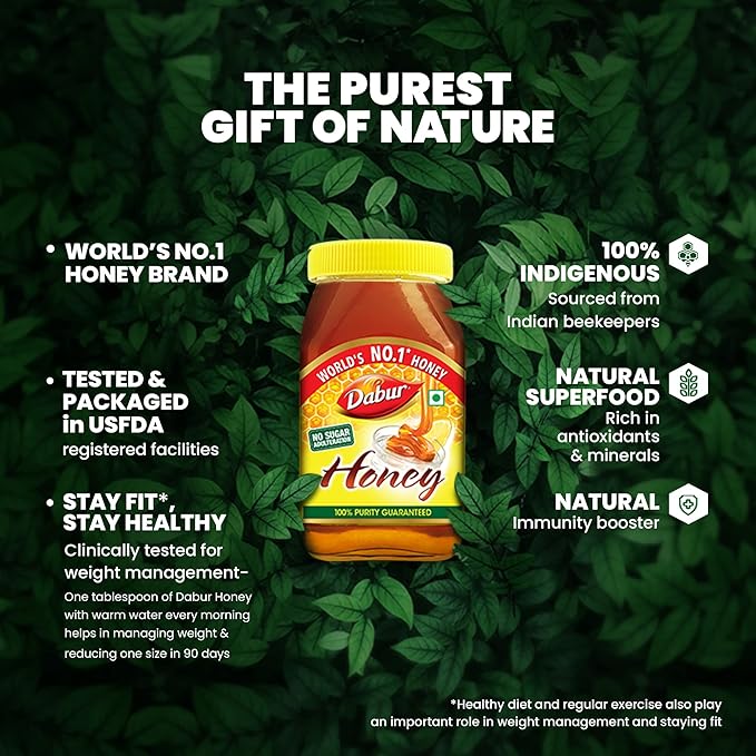 DABUR HONEY 1*500GM - Image 4
